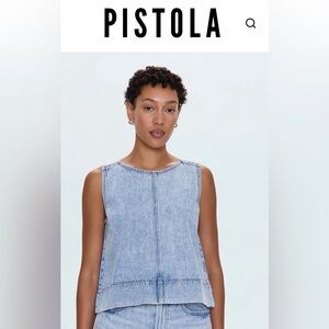 Pistola Denim Rue Pop Over Swing Shirt - Berkeley NWT
